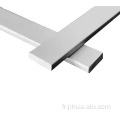 Bar industriel en aluminium 6063 Profil en aluminium extrudé